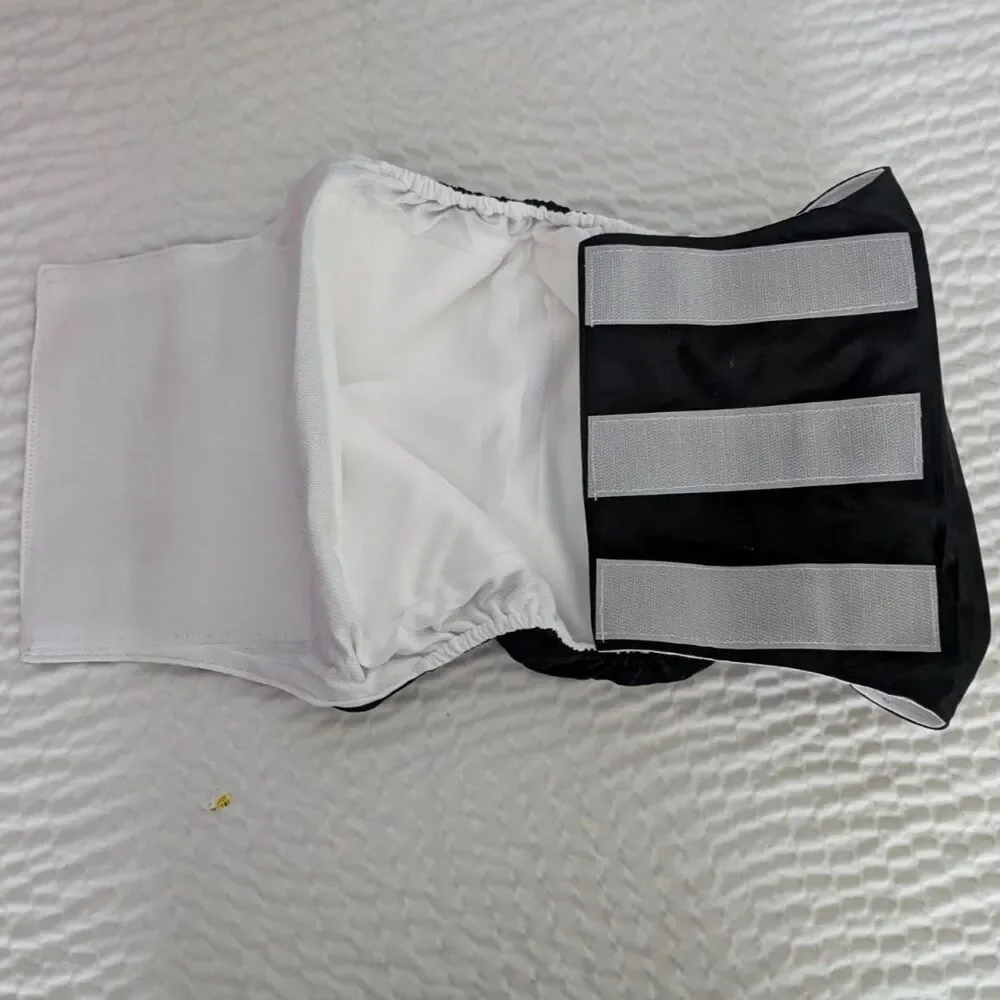 Wegreeco Dog Belly Bands Pack of 3 Black Size XL  NWOT